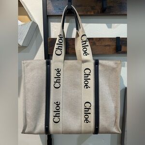 Chloe Woody Tote, Large